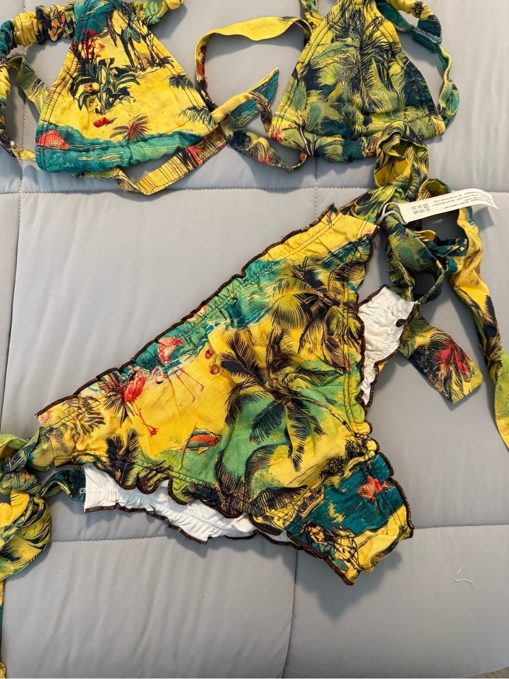 Free People Melinda top and Wendy bottom and top Print Mermaid Rodeo - Picture 4 of 5